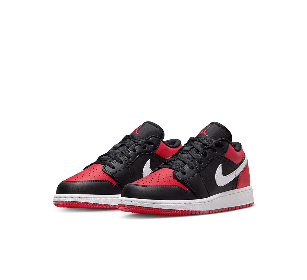 air jordan 1 black and red low