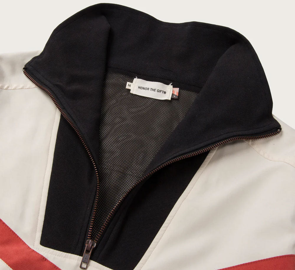 Brushed Poly Track Anorak