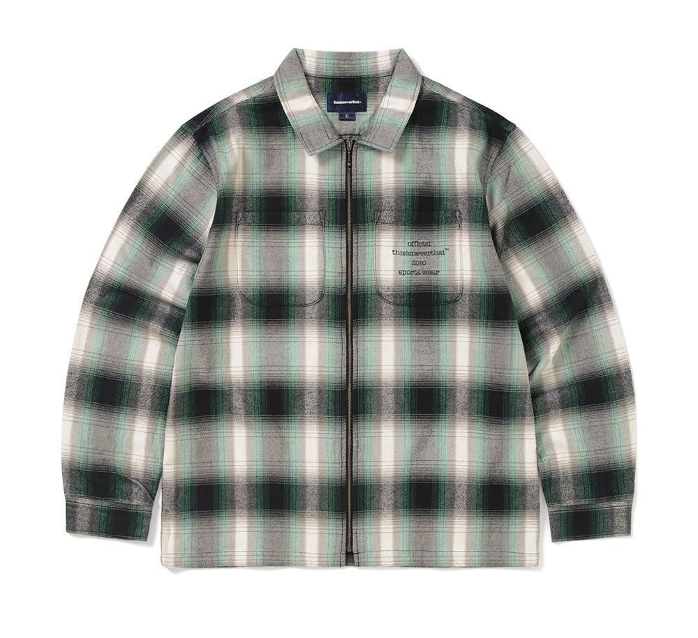 Flannel Zip Shirt – SHOPATKINGS