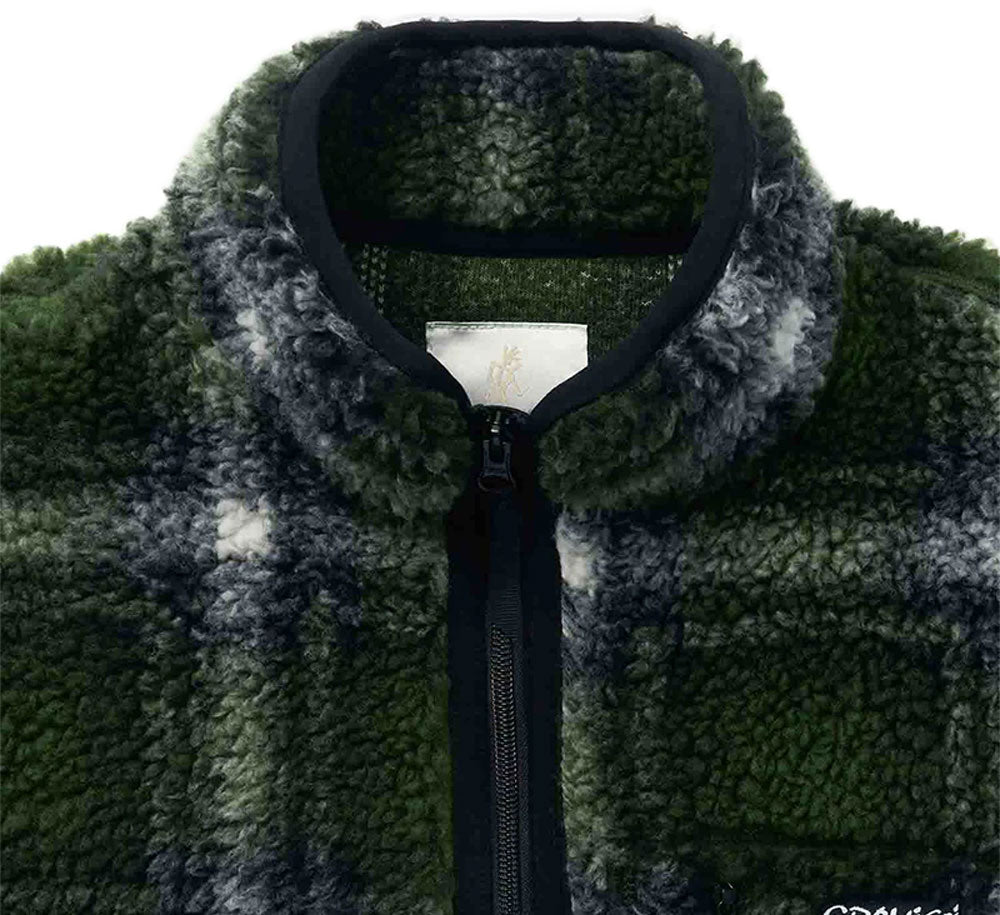 Sherpa Plaid Coat Brown 18M