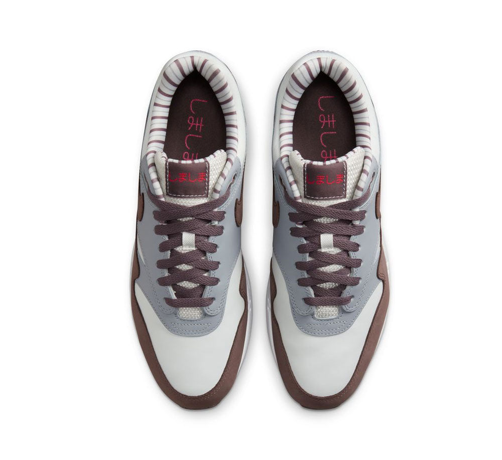 nike air max 1 white university red cool grey