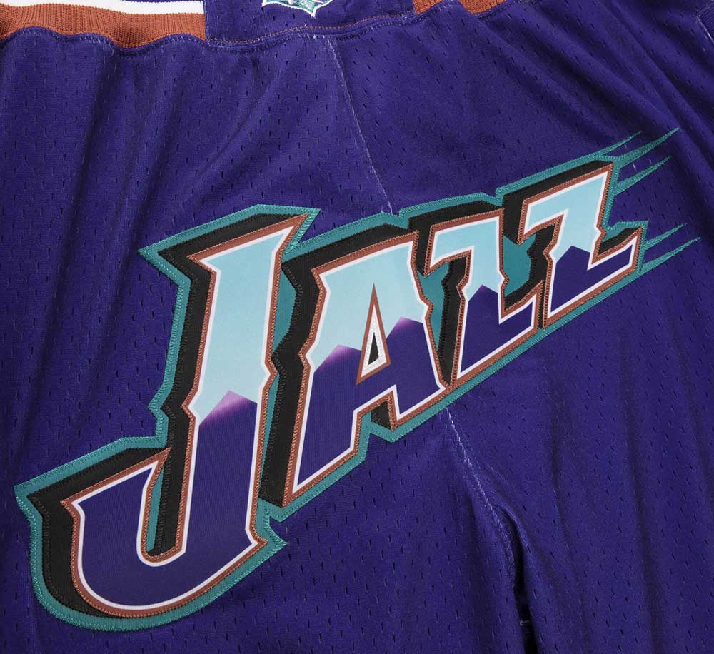 utah jazz purple shorts