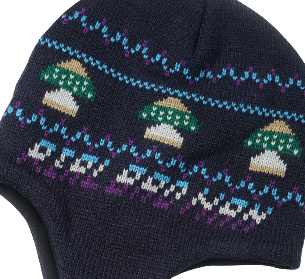 KNITTED SHROOMER BEANIE