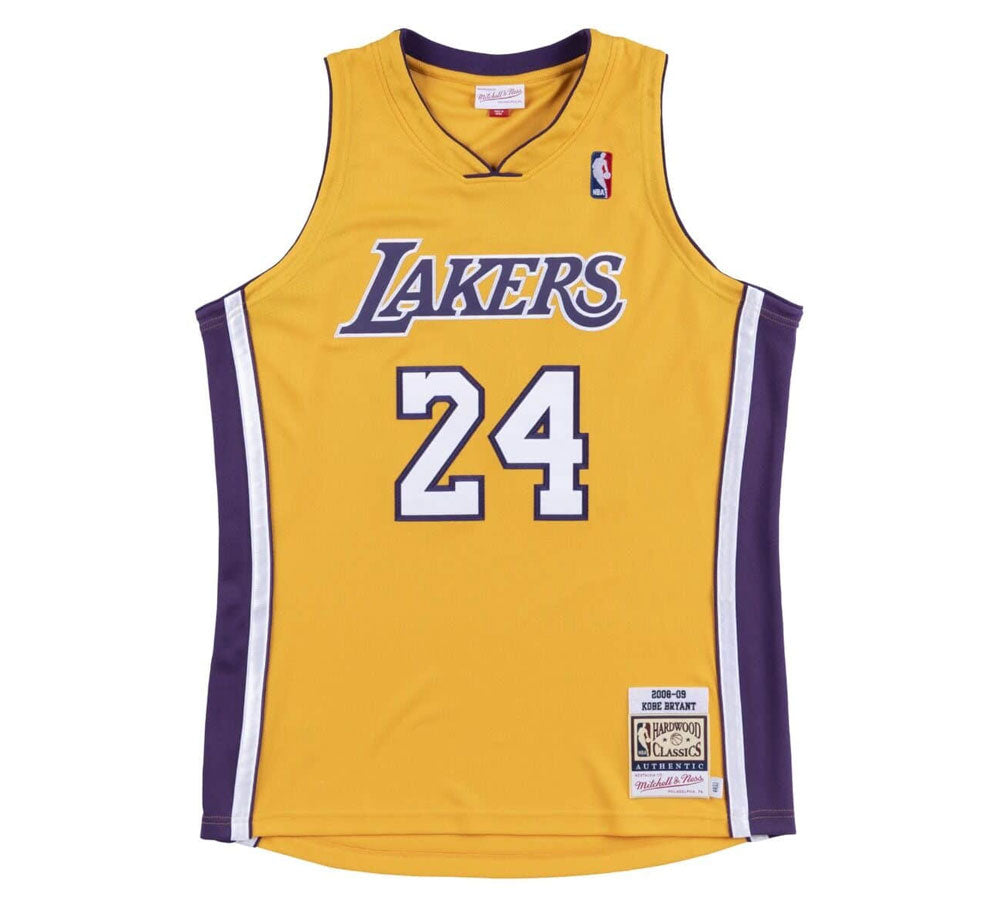 Los Angeles Lakers Kobe Bryant 1996 Home Authentic Jersey By Mitchell &  Ness - Light Gold - Mens