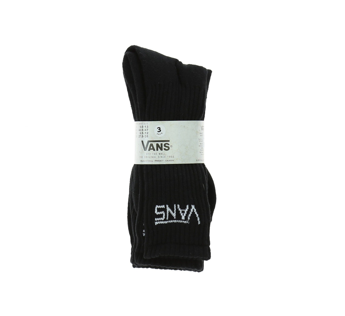 CLASSIC CREW 9.5 - 13, BLACK