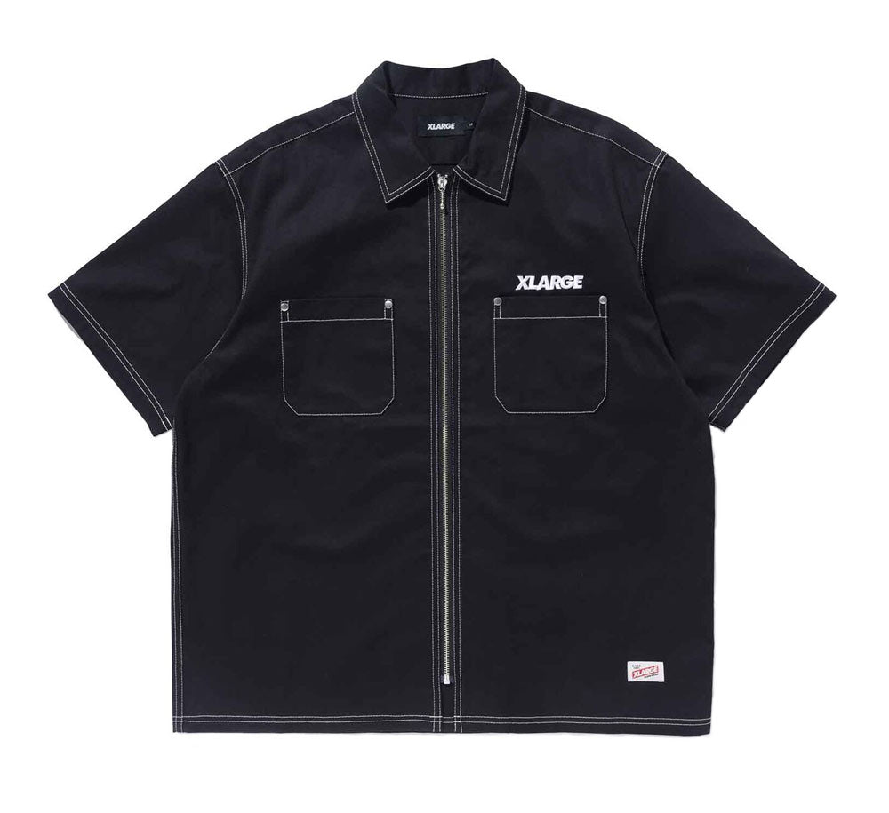 STANDARD LOGO ZIP WORK SHIRT – SHOPATKINGS