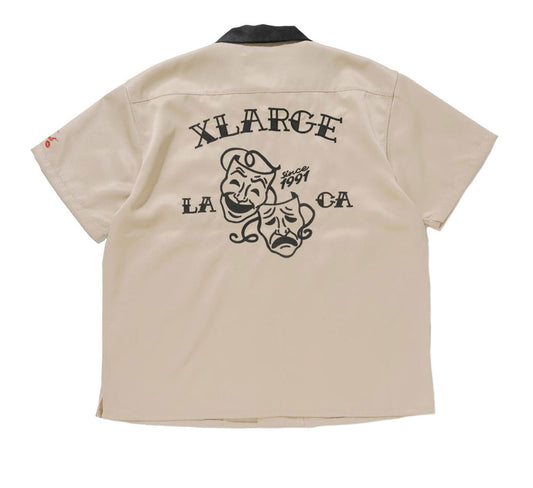 TWO FACE OPEN COLLAR SHIRT