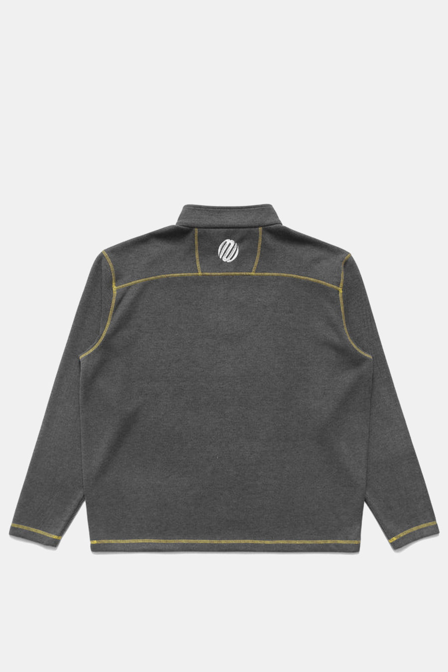 Contrast Stitch 1/4 Zip Pullover