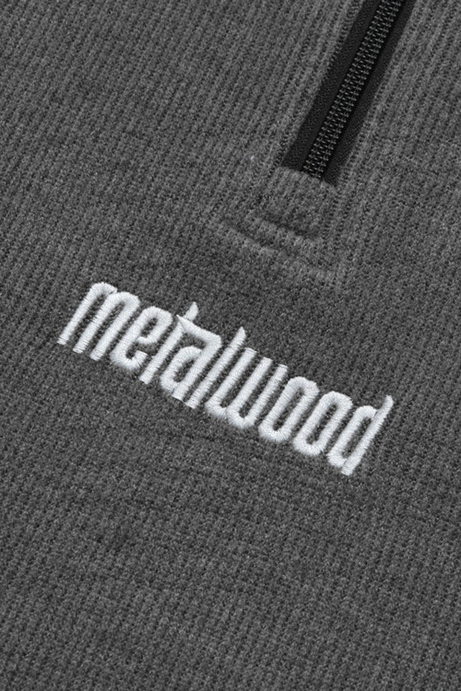 Contrast Stitch 1/4 Zip Pullover