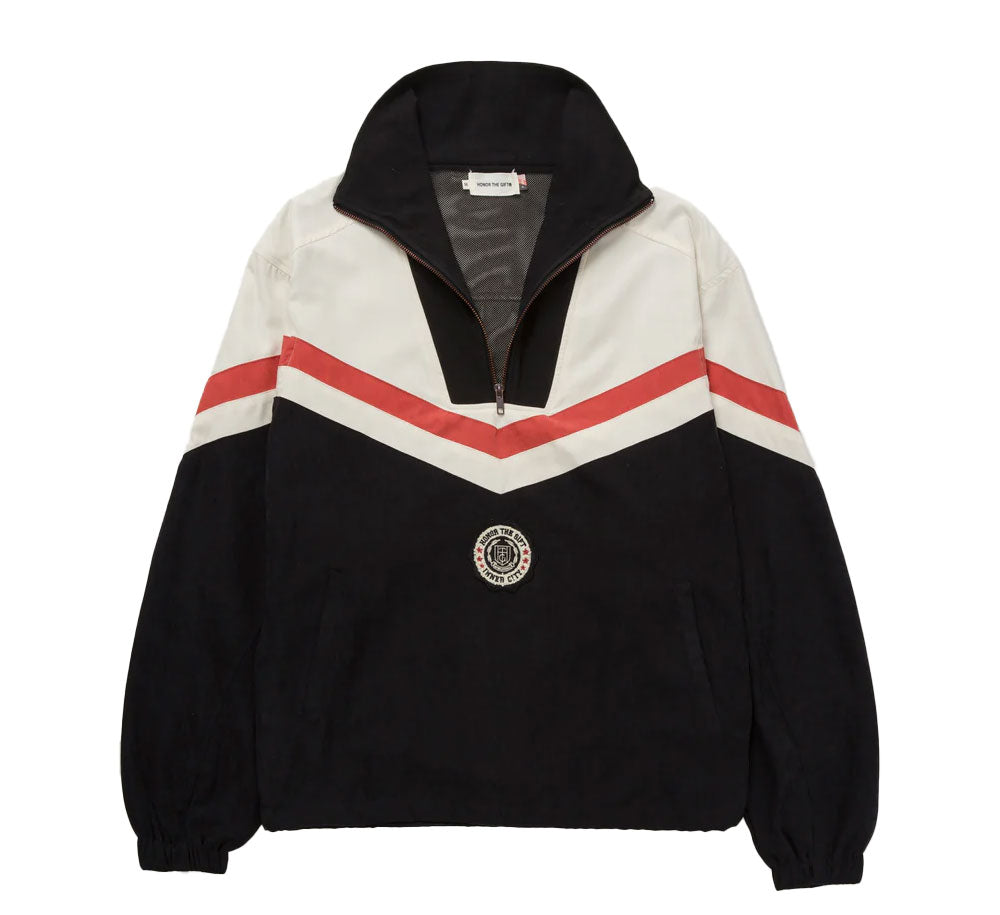 Brushed Poly Track Anorak