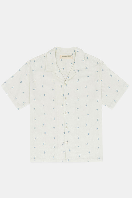 Doves Linen Button-Up
