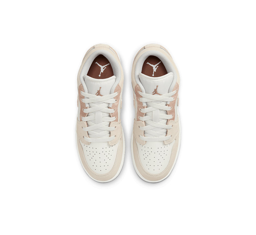 air jordan 1 low gs white rose gold