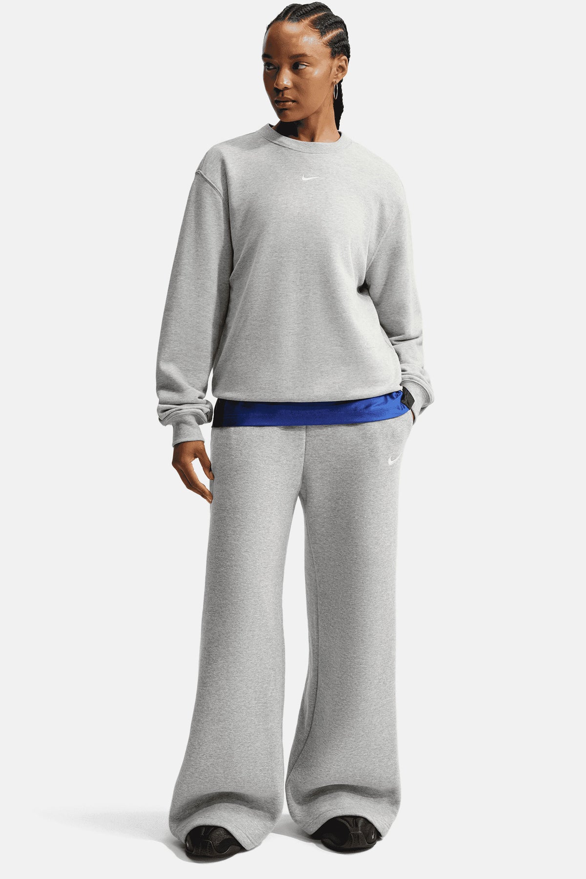 Nike Studio Fleece Medium Weight Women's Mid-Rise Wide-Leg Pants
