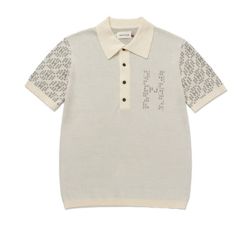 Knit H Pattern Polo