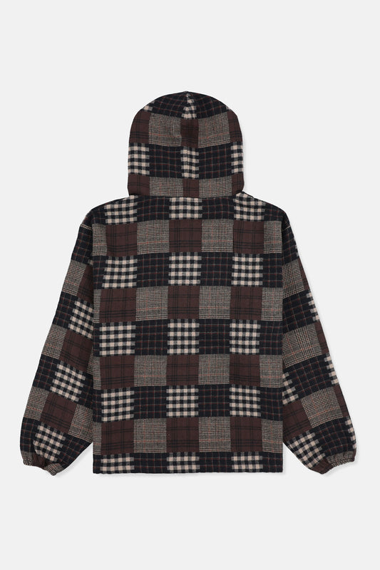 Madras Poncho Hoodie