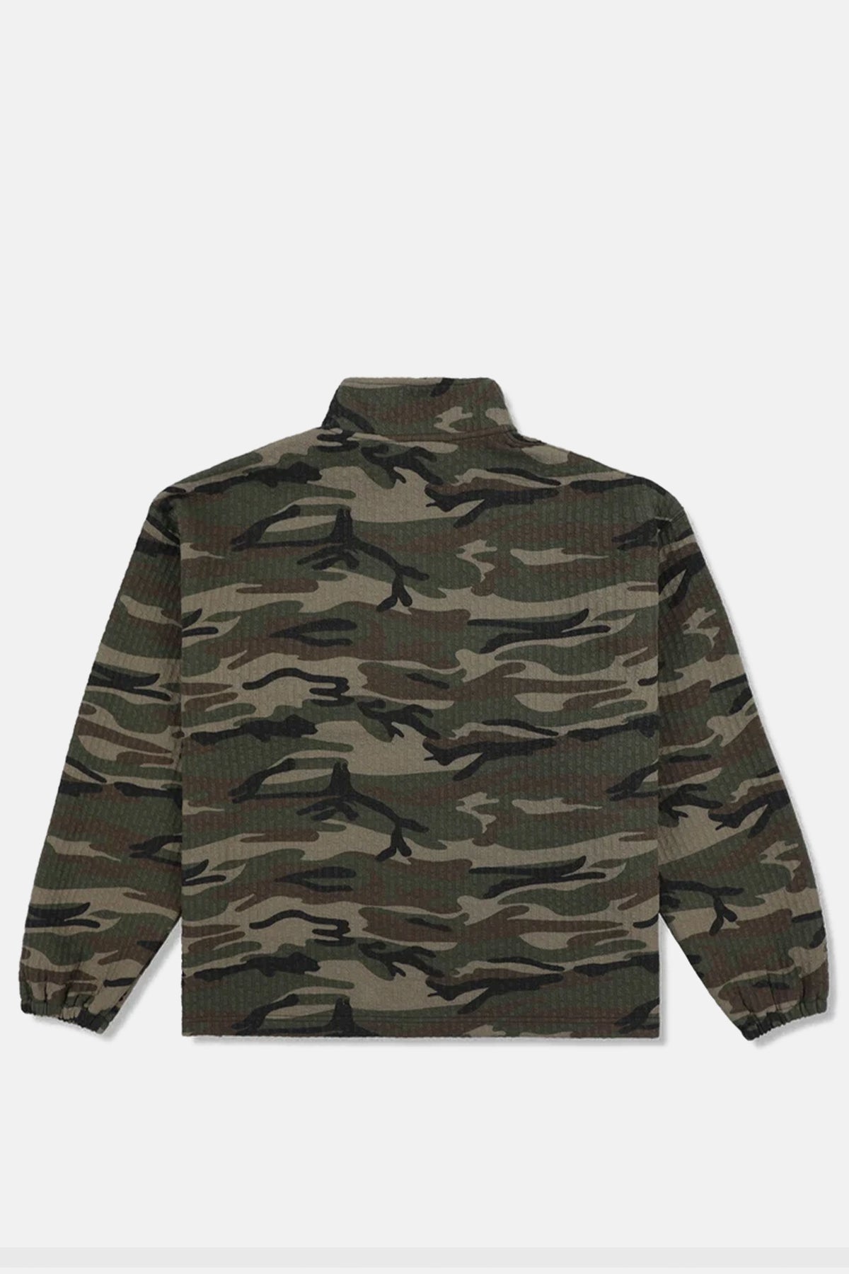 Textured Camo Quarter Zip