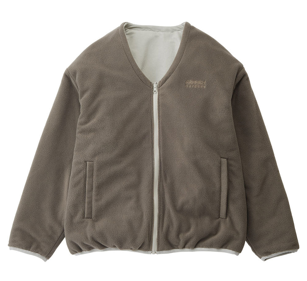 REVERSIBLE FLEECE CARDIGAN
