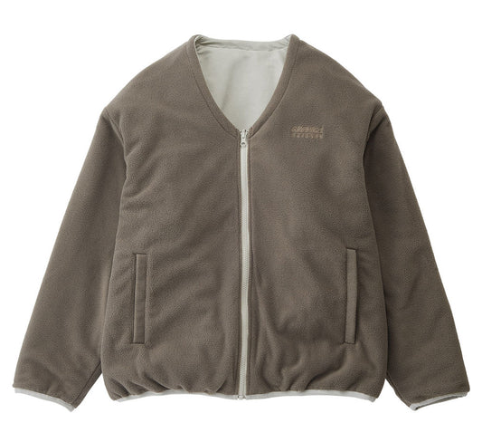 REVERSIBLE FLEECE CARDIGAN