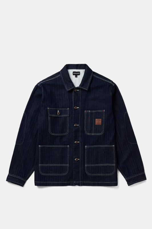 Herringbone Denim Chore Coat