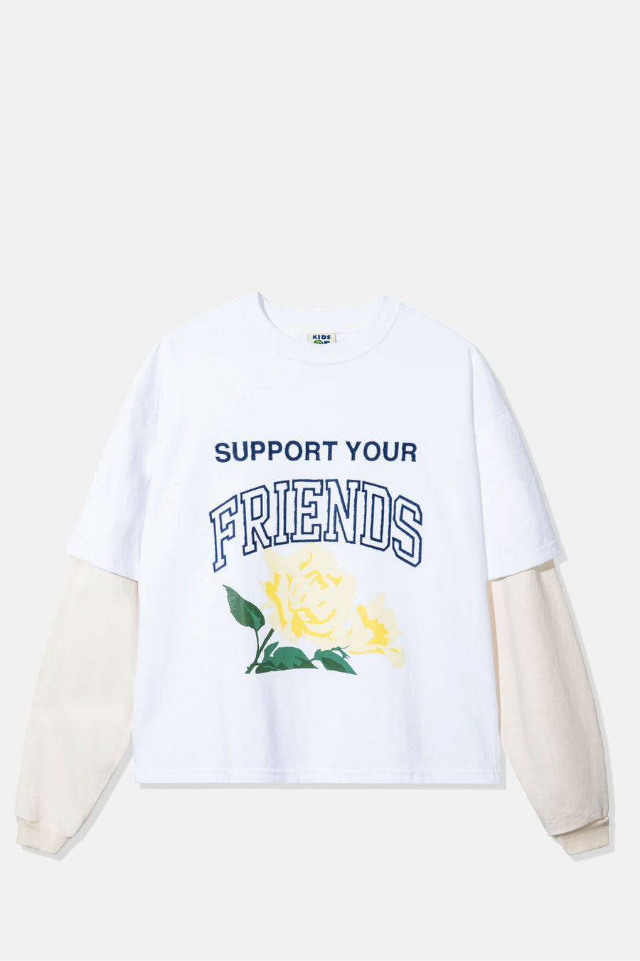 Support Your Friends Double Layer L/S Tee
