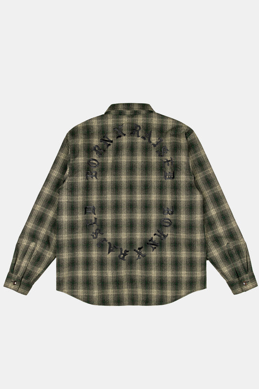 Oversized Embroidered Flannel
