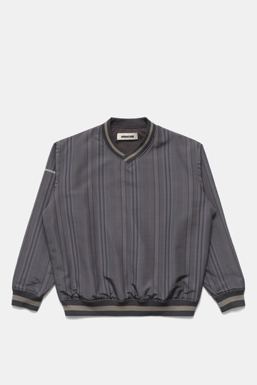 Lined V-Neck Pullover