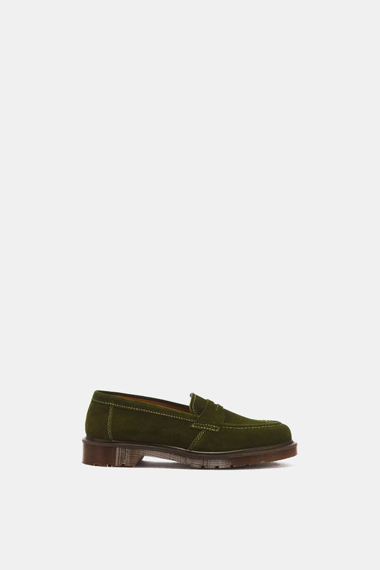 Delapre Penny Loafer Repello Calf Suede