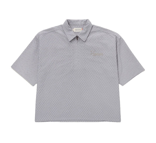 Textured Knit Quarter Zip