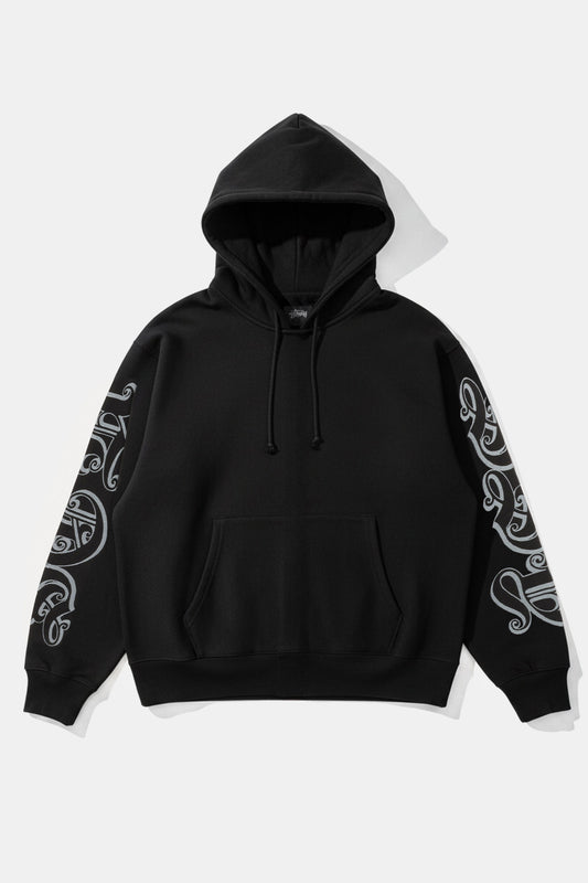 Motif Print Hood