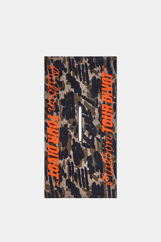 Tour Divot Camo Golf Towel
