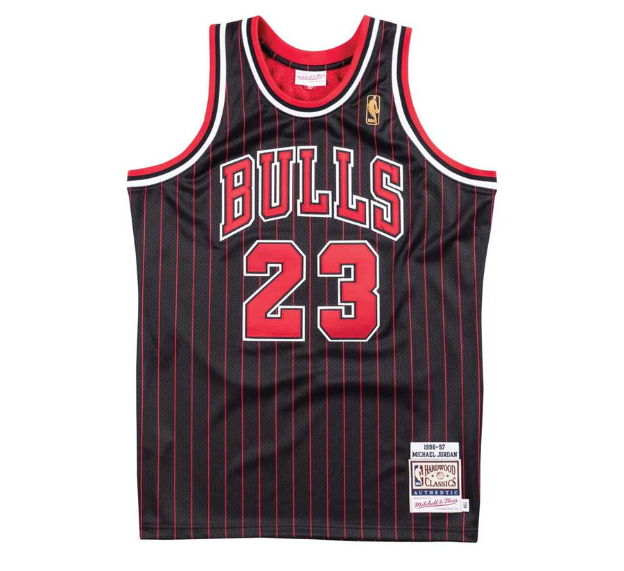 Michael Jordan Chicago Bulls Alternate 1996-97 Authentic Hardwood