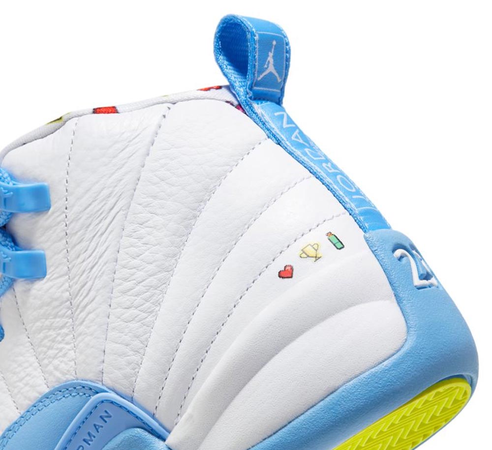jordan retro 12 white and turquoise