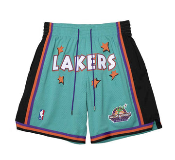 JUST DON ROOKIE SHORTS LOS ANGELES LAKERS - ALL STAR 1995-96