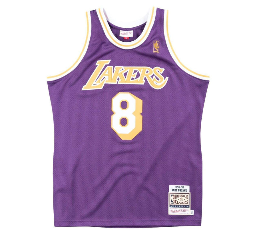 Mitchell And Ness Men NBA Los Angeles Lakers Home 1996-97 Kobe Bryant  Authentic Jersey (gold)
