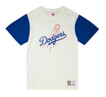 MLB DODGERS COLOR BLOCKED S/S TEE