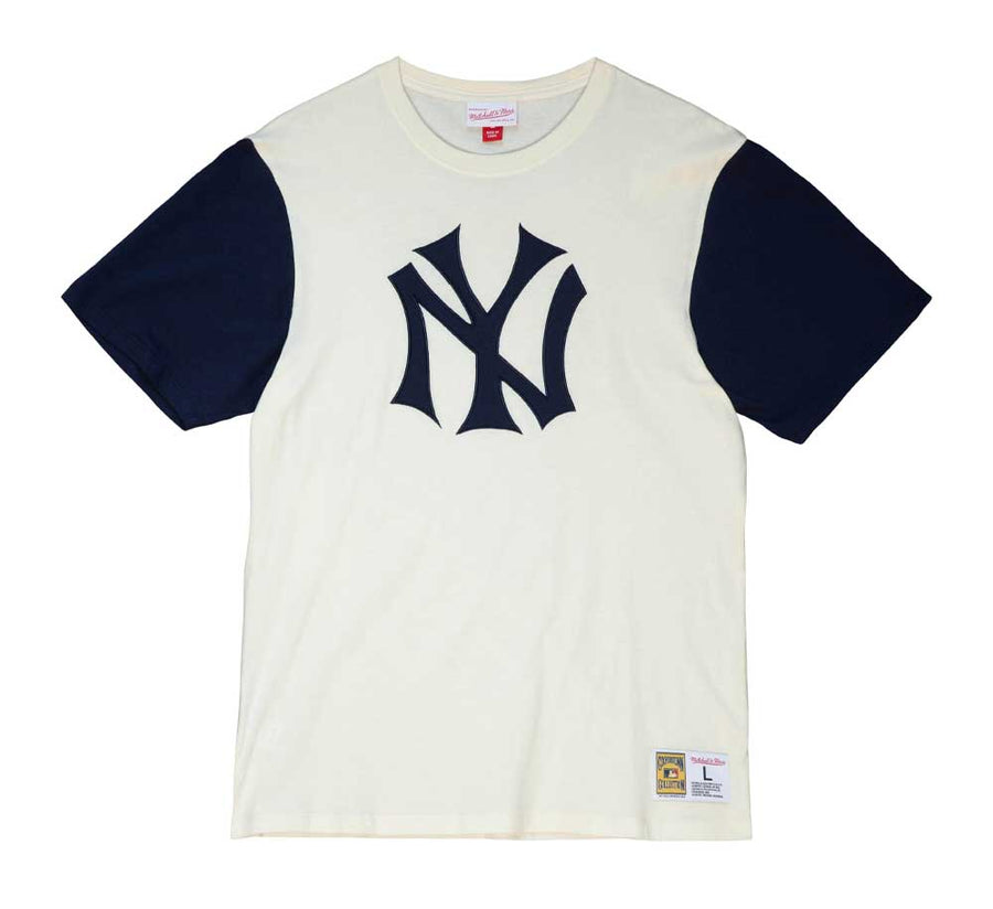 MLB YANKEES COLOR BLOCKED S/S TEE