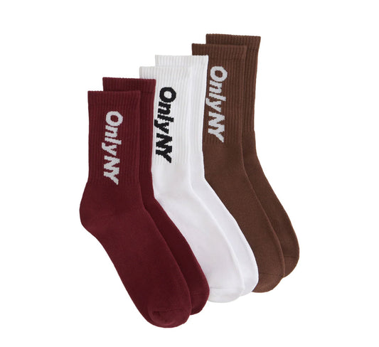 3-PACK CORE LOGO SOCKS