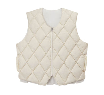 REVESRIBLE QUILTED VEST