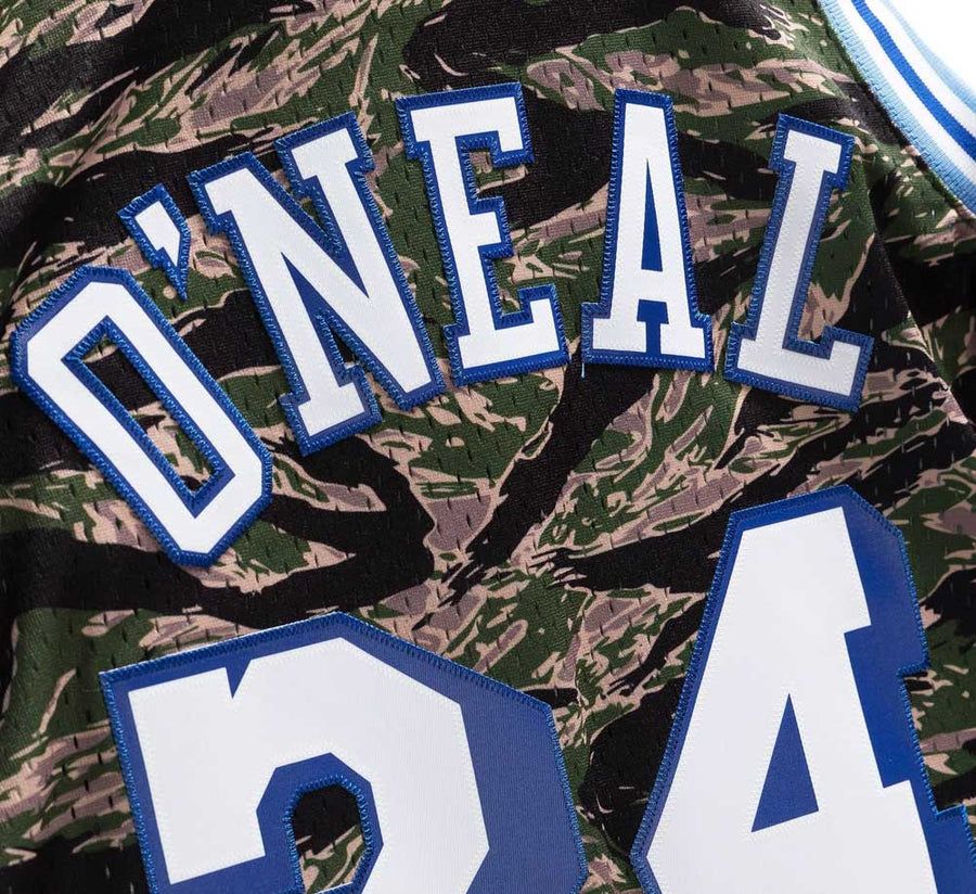 LOS ANGELES LAKERS TIGER CAMO SWINGMAN JERSEY-SHAQUILLE O'NEAL