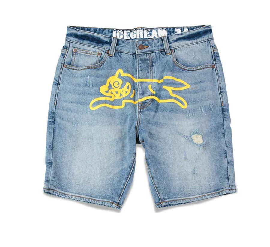 Yellow Running Dog Shorts Billionaire Boys Club X Icecream Running