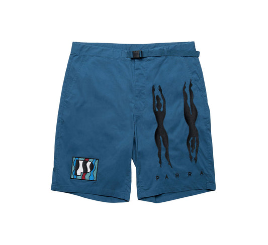 ZEBRA STRIPED P SHORTS