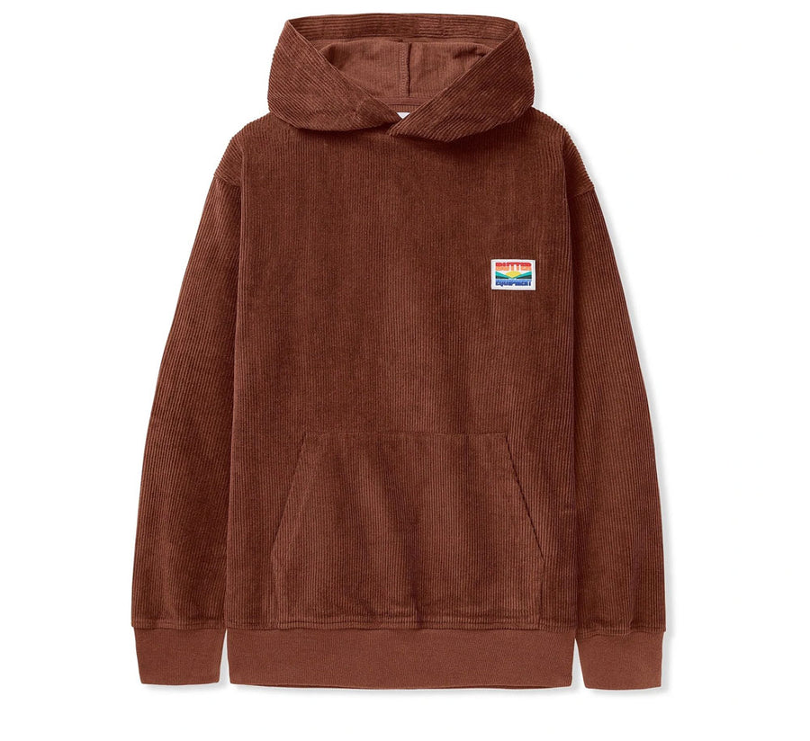HIGH WALE CORD PULLOVER HOOD