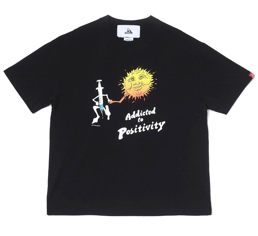 ADDICTED TO POSITIVITY SS TEE