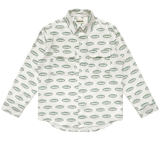 OVAL LOGO FLANNEL OVERSHIRT