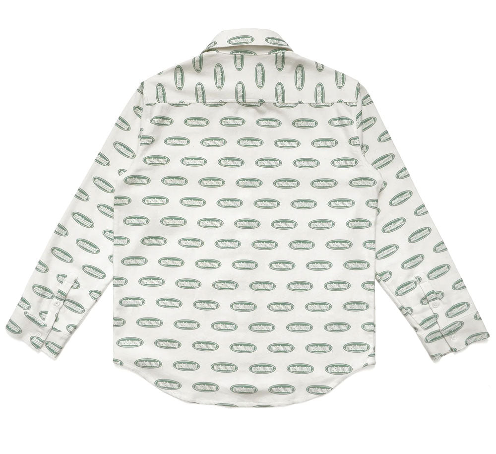 OVAL LOGO FLANNEL OVERSHIRT