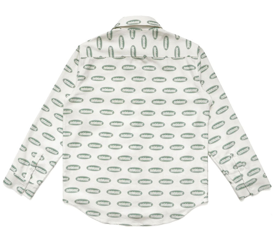 OVAL LOGO FLANNEL OVERSHIRT