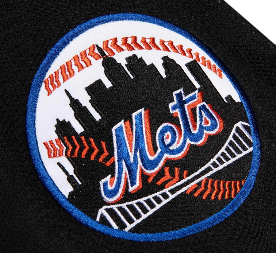 Mitchell & Ness New York Mets 2000 Mike Piazza Authentic Button Front Jersey Black