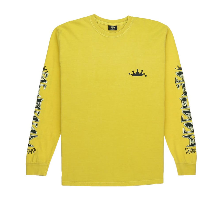 IRIE STUSSY PIGMENT DYED LONG SLEEVE TEE