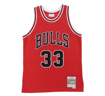 CHICAGO BULLS SCOTTIE PIPPEN REVERSE FLEECE SWINGMAN JERSEY